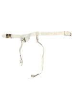 Canadian RCOC White Buff Leather Sword Belt Vintage Size 30 Waist