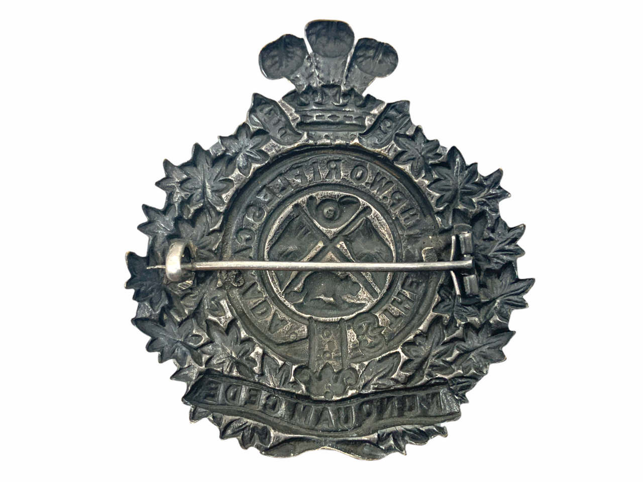 Canadian 14th Prince Of Wales Own Rifles Cap Badge Pin Back Canadian 14th Prince Of Wales Own Rifles Cap Badge Pin Back