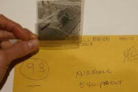 WW2 British Airborne Para Equipment Display Original Negative #93