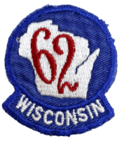 WW2 US Civil Air Patrol 62nd Wisconsin Squadron SSI Patch Insignia