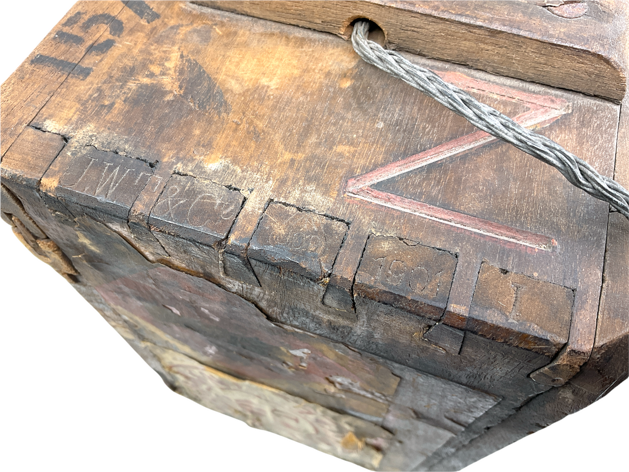 Boer War Canadian British 1901 Dated Wood .303 Ross Enfield Storage EMPTY Boer War Canadian British 1901 Dated Wood .303 Ross Enfield Storage EMPTY