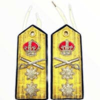 WW2 British Canadian Navy RCN RN Vice Admiral Full Dress Shoulder Boards Pair WW2 British Canadian Navy RCN RN Vice Admiral Full Dress Shoulder Boards Pair