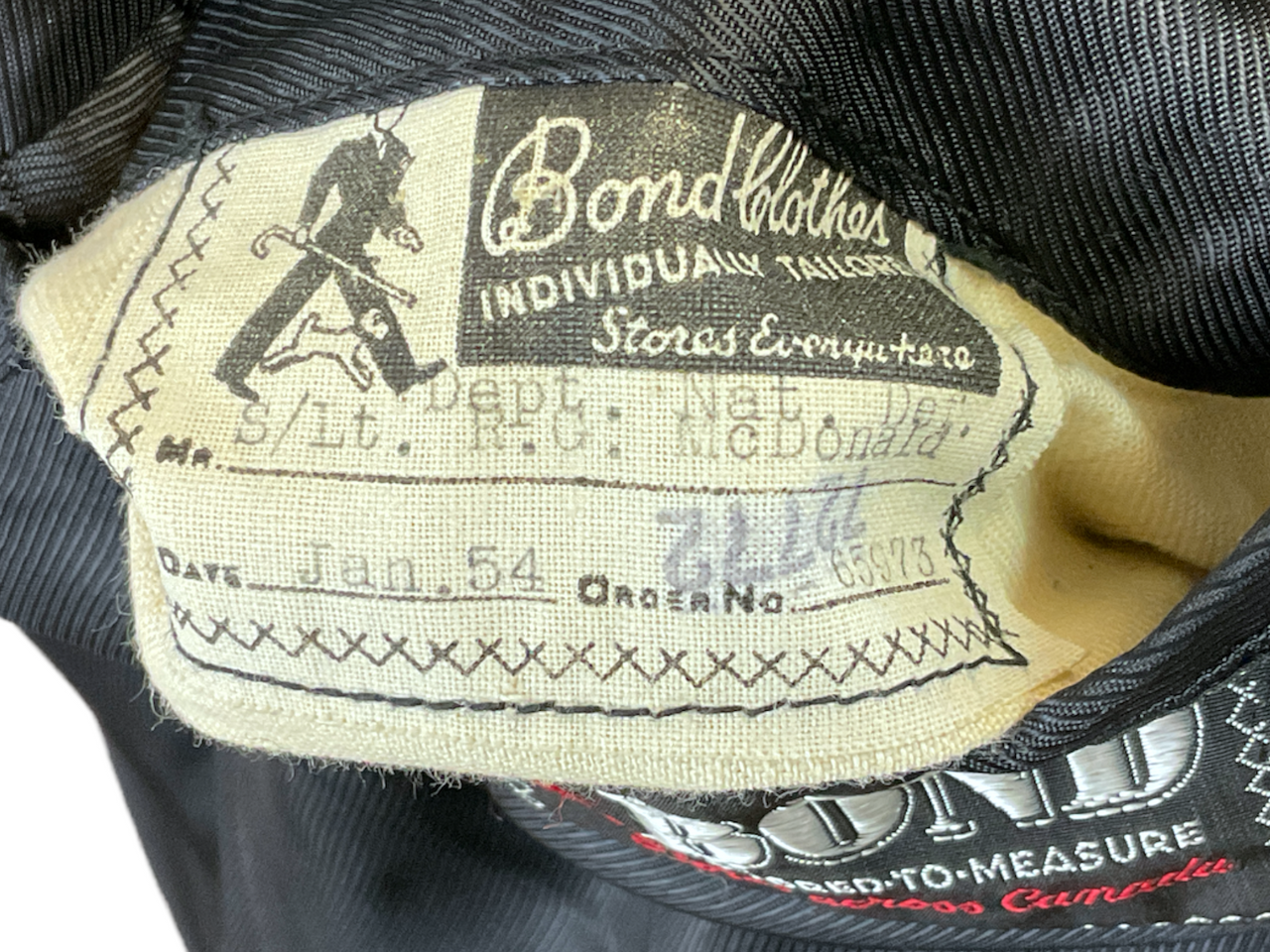 Canadian RCN Navy Medical Officers Named Service Tunic 1954 Dated Canadian RCN Navy Medical Officers Named Service Tunic 1954 Dated