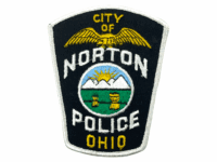 US City Of Norton Ohio White Edge Police Patch