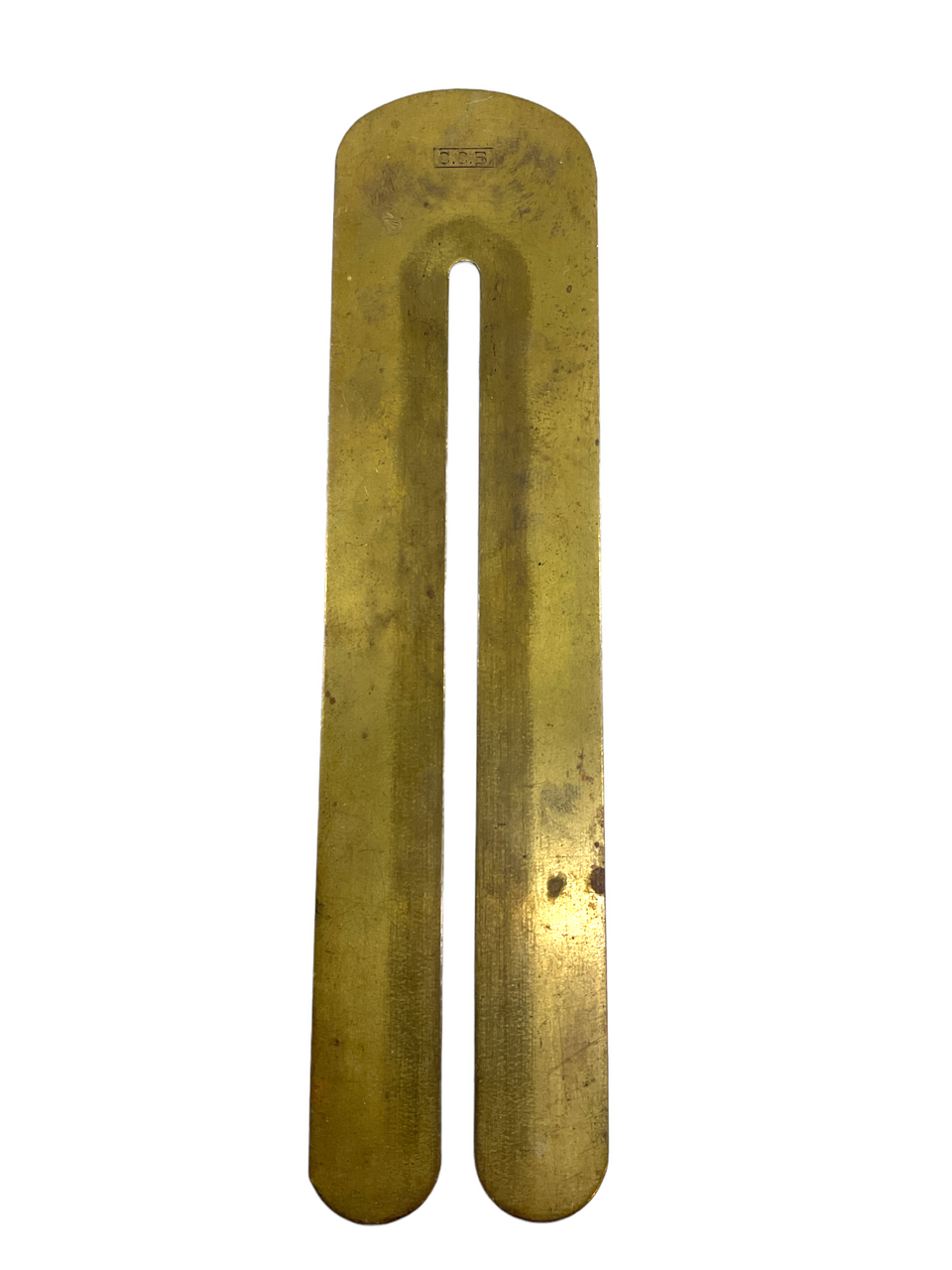 Canadian CCB & C Broad Arrow Marked Brass Button Stick 2 Canadian CCB & C Broad Arrow Marked Brass Button Stick 2