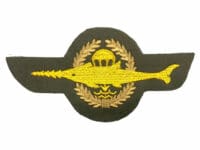 West German Combat Diver Airborne Trade Patch Wing 4