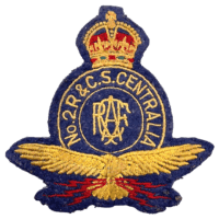 WW2 Royal Canadian Air Force No2 R&CS Centralia Patch Insignia WW2 Royal Canadian Air Force No2 R&CS Centralia Patch Insignia