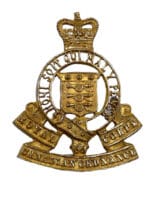 Royal Canadian Ordnance Corps RCOC Officers Gilt Cap Badge Royal Canadian Ordnance Corps RCOC Officers Gilt Cap Badge
