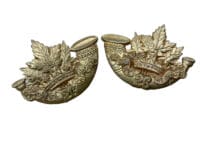 Canadian Militia 26th Regiment Middlesex & Huron Collar Badge Insignia Pair Canadian Militia 26th Regiment Middlesex & Huron Collar Badge Insignia Pair