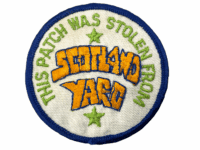 UK British Scotland Yard Police Patch