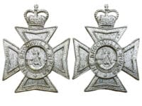 Canadian Forces Brockville Rifles Collars Insignia Pair