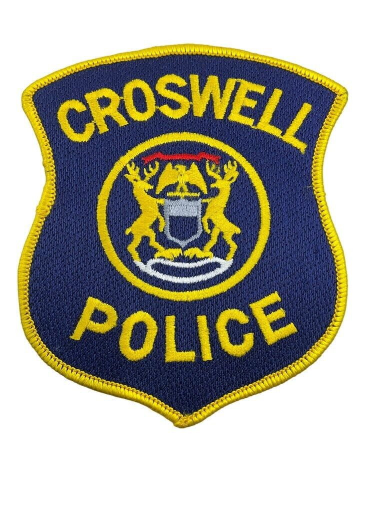 US Croswell Michigan Police Patch US Croswell Michigan Police Patch