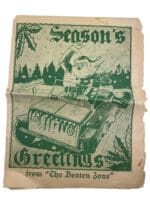 WW2 Canadian Army Cameron Highlanders Newspaper