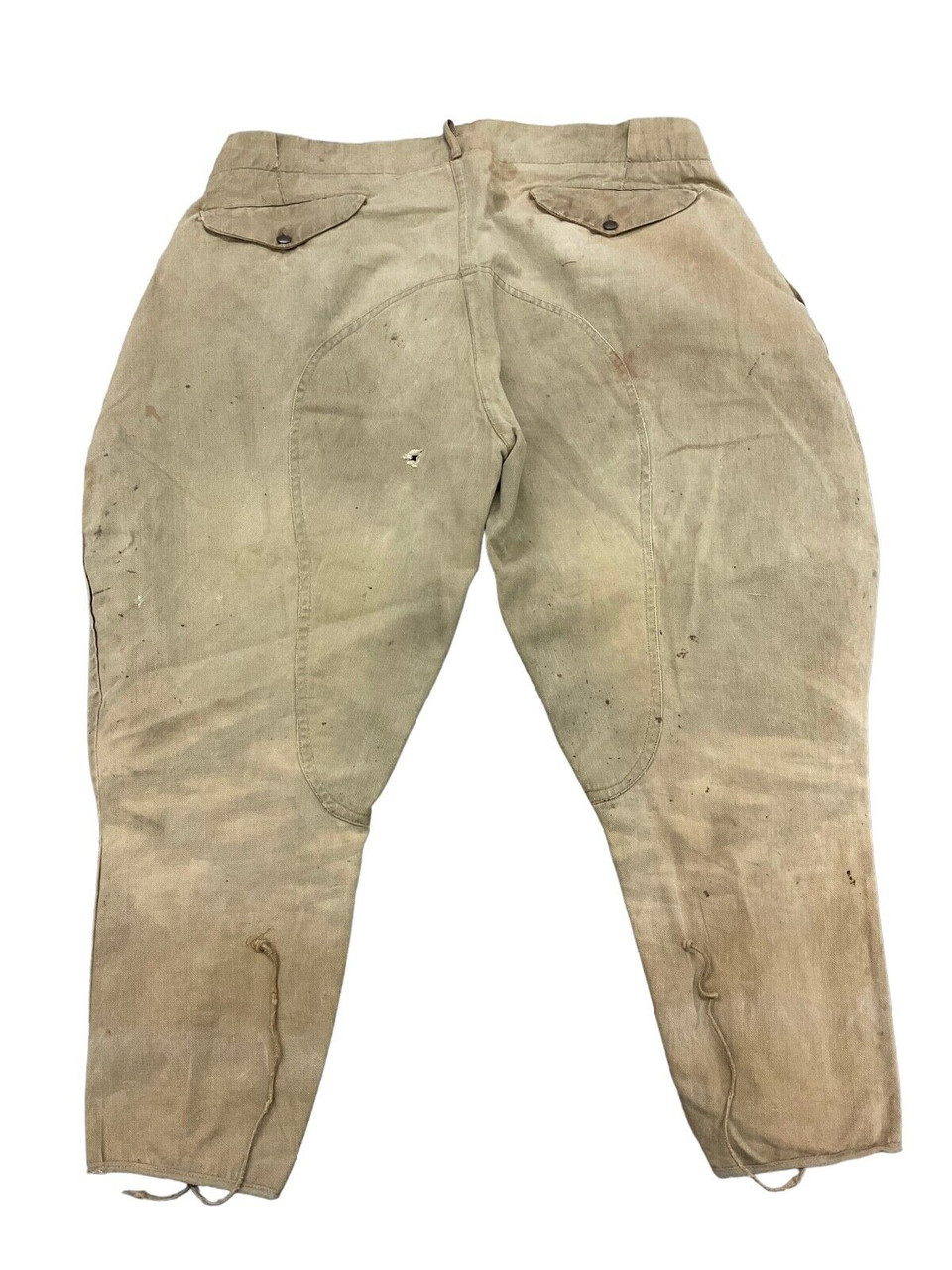 WW1 US Army Tan Cotton Breeches Size 34W x 23L WW1 US Army Tan Cotton Breeches Size 34W x 23L