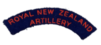 Royal New Zealand Artillery Shoulder Title Insignia Single