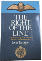 WW2 British RAF The Right of the Line John Terraine Hardcover Reference Book