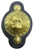 WW1 British BEF Martingale Leather & Brass Horse Bridle Decoration 1 WW1 British BEF Martingale Leather & Brass Horse Bridle Decoration 1