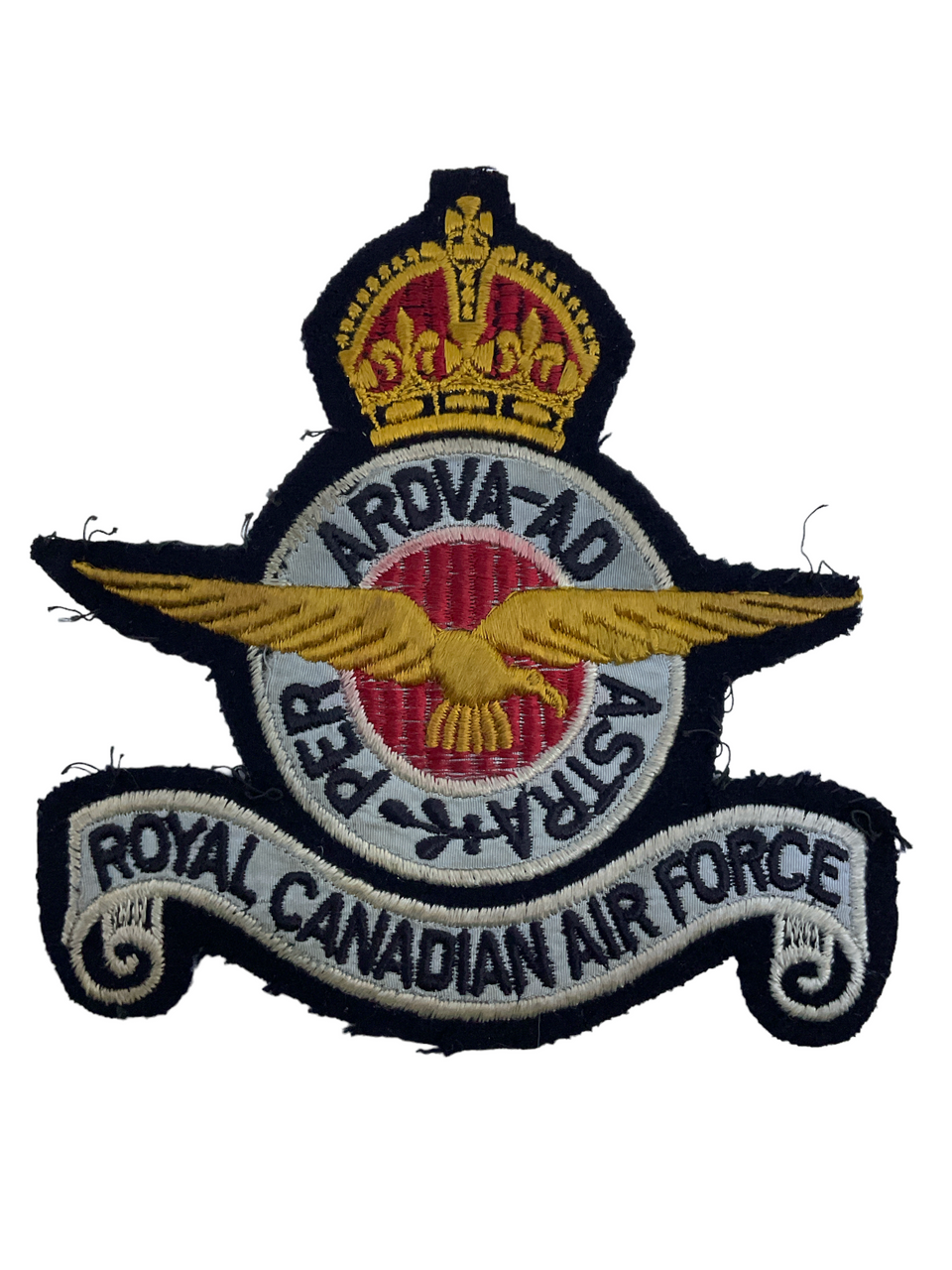 WW2 Canadian RCAF Flight Suit Jacket Insignia Patch WW2 Canadian RCAF Flight Suit Jacket Insignia Patch