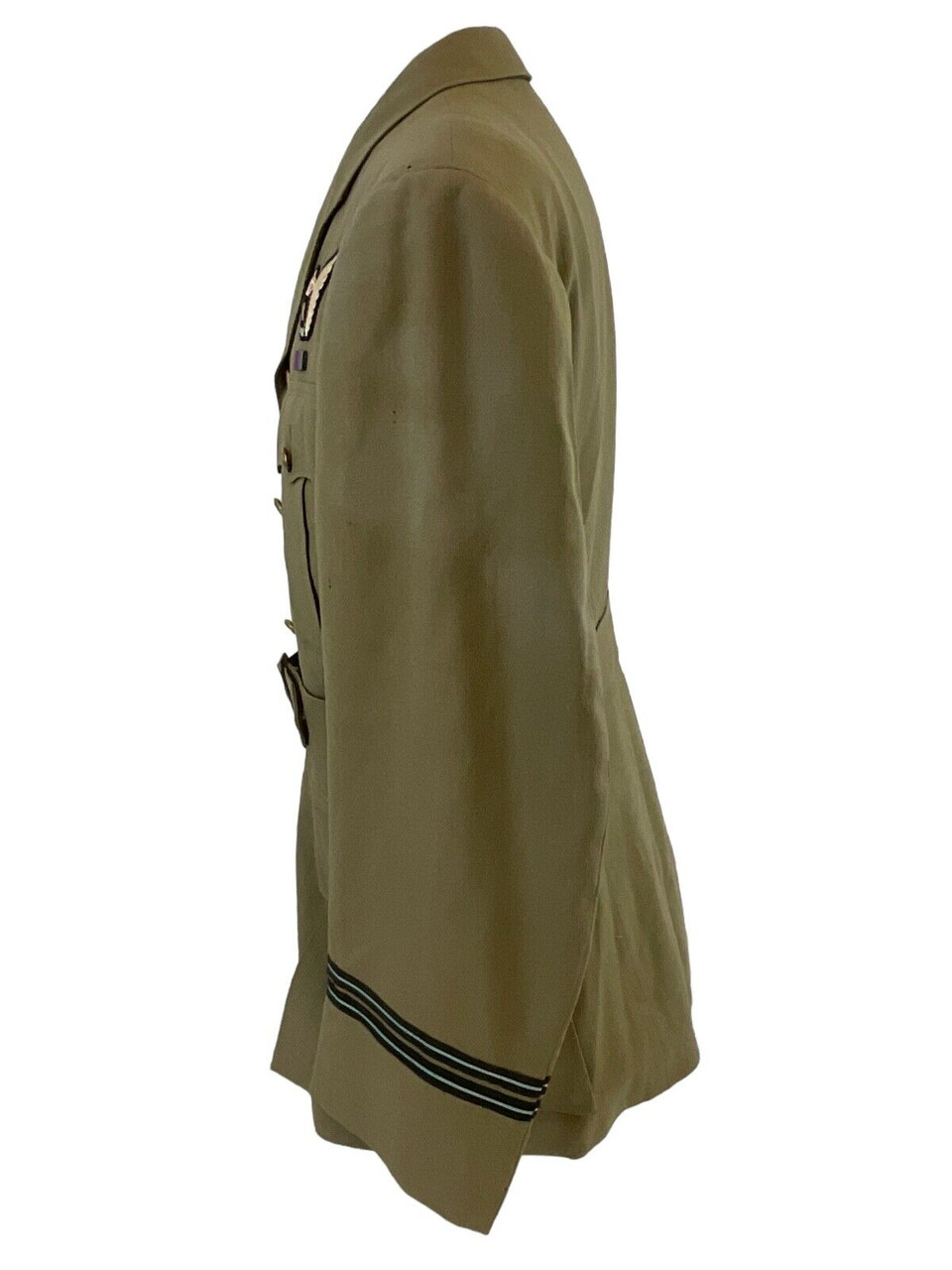 WW2 Canadian RCAF Navigator Officers Named TW Tropical Worsted 4 Pocket Jacket WW2 Canadian RCAF Navigator Officers Named TW Tropical Worsted 4 Pocket Jacket