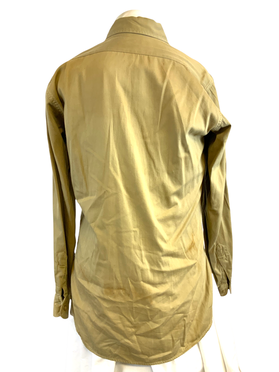 WW2 US USAAF Air Force Sergeant Shirt With SHAEF Bombardier Wing 15 Collar WW2 US USAAF Air Force Sergeant Shirt With SHAEF Bombardier Wing 15 Collar