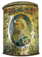 Victorian British Canadian Commemorative Chocolate Biscuit Tin 6 x 4 x 5 Inch Victorian British Canadian Commemorative Chocolate Biscuit Tin 6 x 4 x 5 Inch