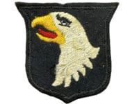 WW2 US 101st Airborne British Made Shoulder Title Insignia