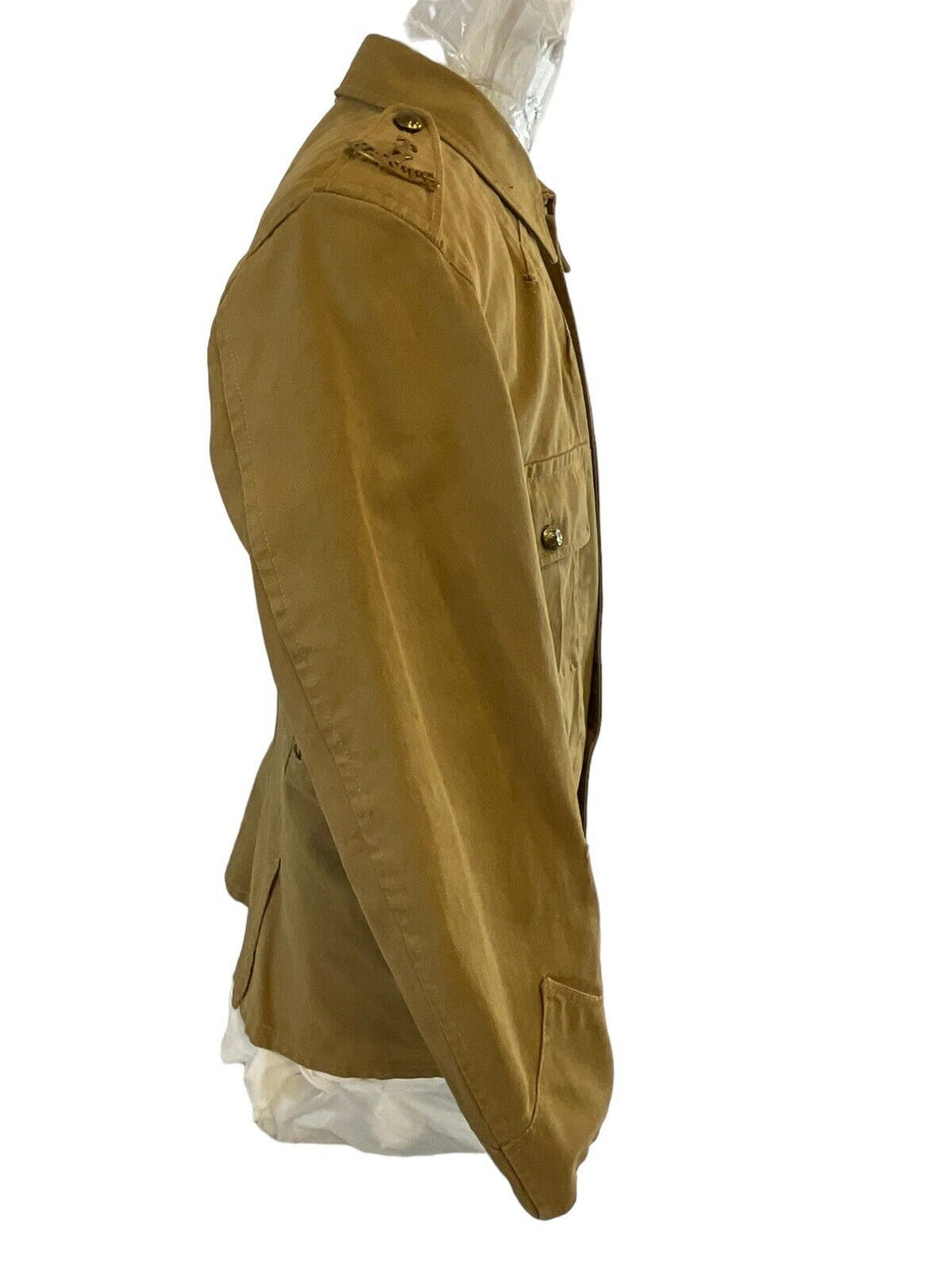 WW1 British BEF 7th Territorial Hants Regiment Summer Tropical Tunic Jacket WW1 British BEF 7th Territorial Hants Regiment Summer Tropical Tunic Jacket