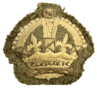 WW1 Canadian British CEF BEF Warrant Officer Sleeve Patch Insignia