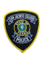 US San Jacinto College Texas Police Patch