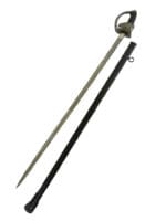 WW1 Imperial German Hussar Regiment 7 Cavalry Sword with Scabbard