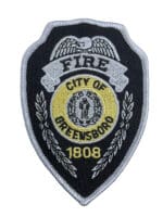 US Greensboro North Carolina Fire Department Patch
