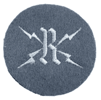 West German Bundeswehr Signals Direction Sleeve Trade Patch