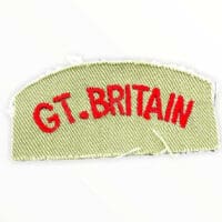 WW2 British Great Britain RAF Tropical Shoulder Title Single