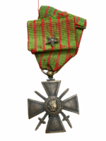WW1 French France Croix Du Guerre Medal With Star & Ribbon 14-16 WW1 French France Croix Du Guerre Medal With Star & Ribbon 14-16