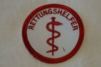 German Rescue Helper Rettungshelfer Patch Obsolete
