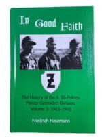 WW2 German In Good Faith History of 4 Polizei Gren Div Vol 2 HC Reference Book