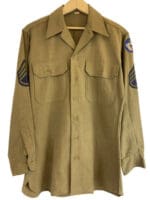 WW2 US Army Alaska Defence Command Other Ranks Shirt with Gas Flap Size 15 1/2 WW2 US Army Alaska Defence Command Other Ranks Shirt with Gas Flap Size 15 1/2