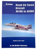 British RAF Aircraft Serial Numbers XA100-XZ999 Soft Cover Reference Book