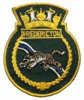 Royal Canadian Navy HMCS Fredericton Ships Crest Patch Insignia