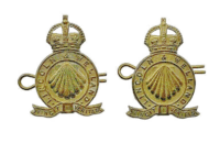 Canadian Militia Lincoln and Welland Regiment Collars Insignia Pair