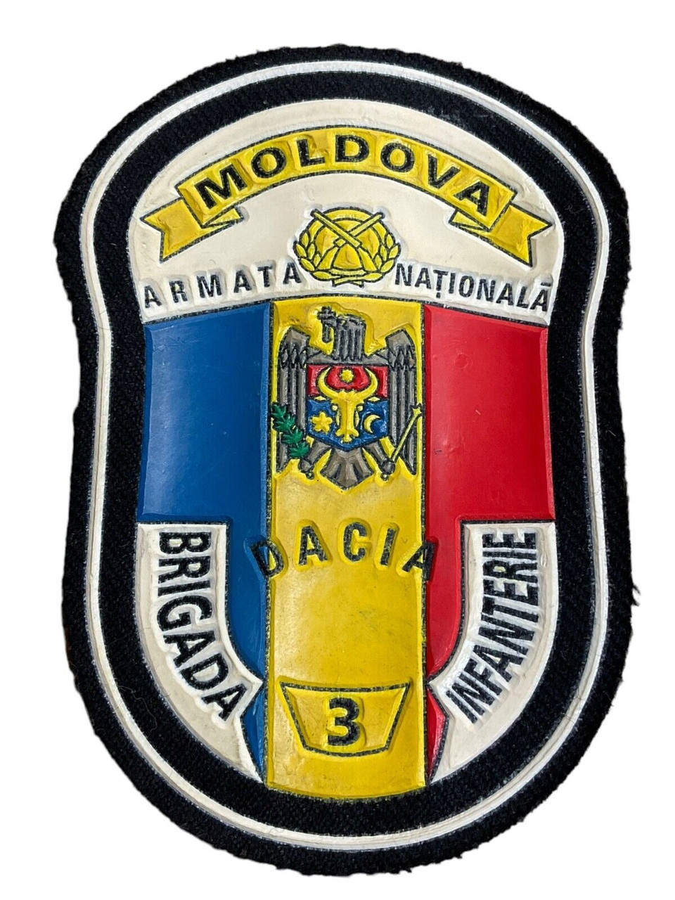 Moldova 3rd Infantry Brigade Dacia Sleeve Patch Moldova 3rd Infantry Brigade Dacia Sleeve Patch