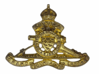 WW1 Canadian CEF McGill University Artillery Battery Collar Badge Single