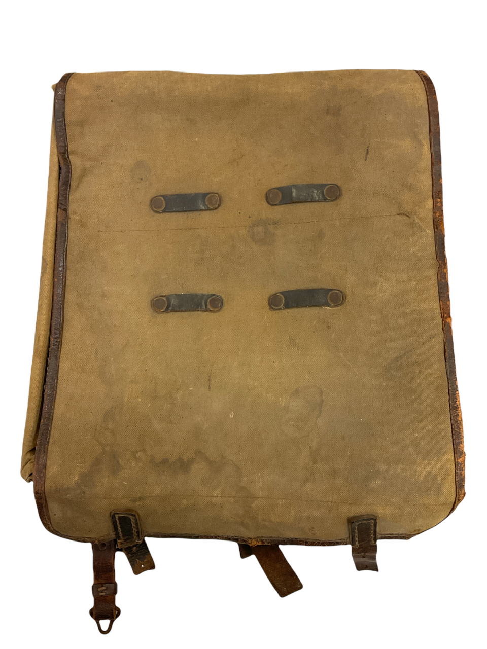 WW2 German Tornister Back Pack & Leather Back Straps WW2 German Tornister Back Pack & Leather Back Straps