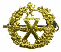 Canadian Montreal Highland Cadets Collar Insignia Single