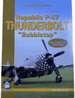 WW2 US USAAF Republic P-47 Thunderbolt Bubbletop Softcover Reference Book