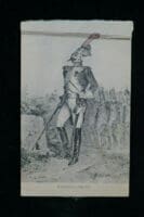 Napoleonic Era French Major Officer Postcard Napoleonic Era French Major Officer Postcard
