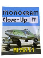 WW2 German Luftwaffe ME 262 A-1 Monogram Close Up Soft Cover Reference Book