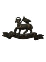 WW2 British The Queens Regiment Bronze OSD Officers Collar Insignia Single