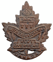 WW1 Canadian CEF 46th Battalion Collar Insignia Single WW1 Canadian CEF 46th Battalion Collar Insignia Single