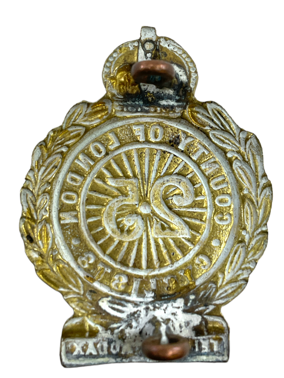 WW2 British City Of London Cyclists 25th Cap Badge WW2 British City Of London Cyclists 25th Cap Badge